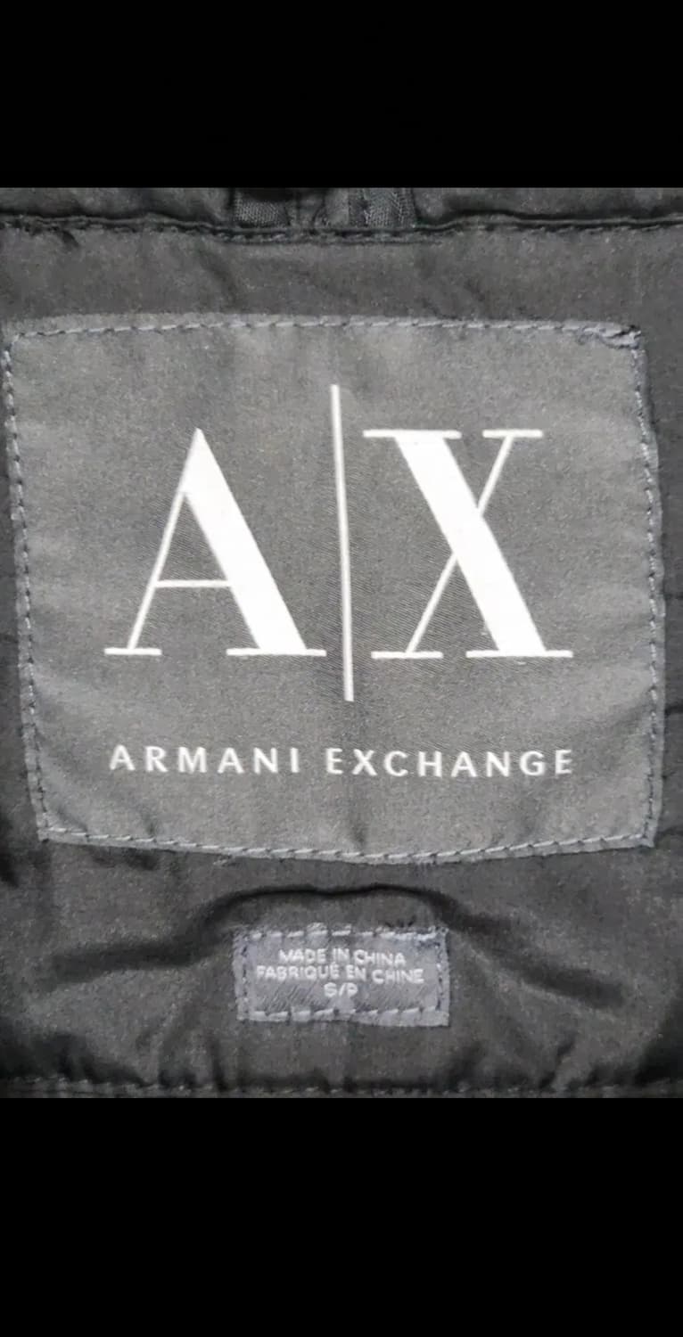 (M) 아르마니 익스체인지 퀼팅자켓 블랙 누빔점퍼 캐주얼  상품이미지3