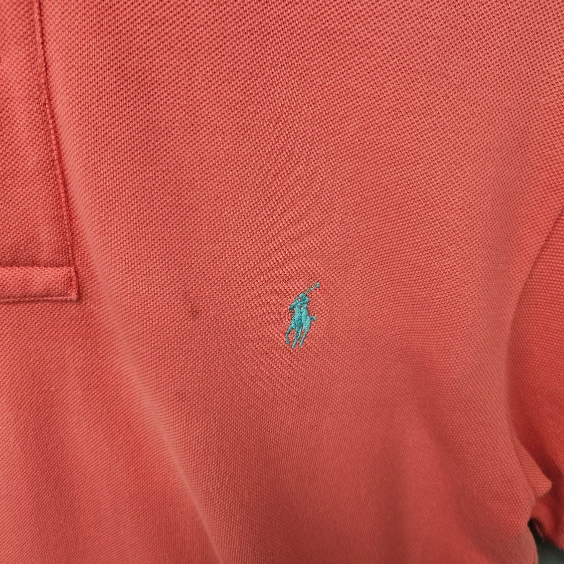 폴로 랄프로렌 포니 코튼 반팔 카라티 핑크 상품이미지3