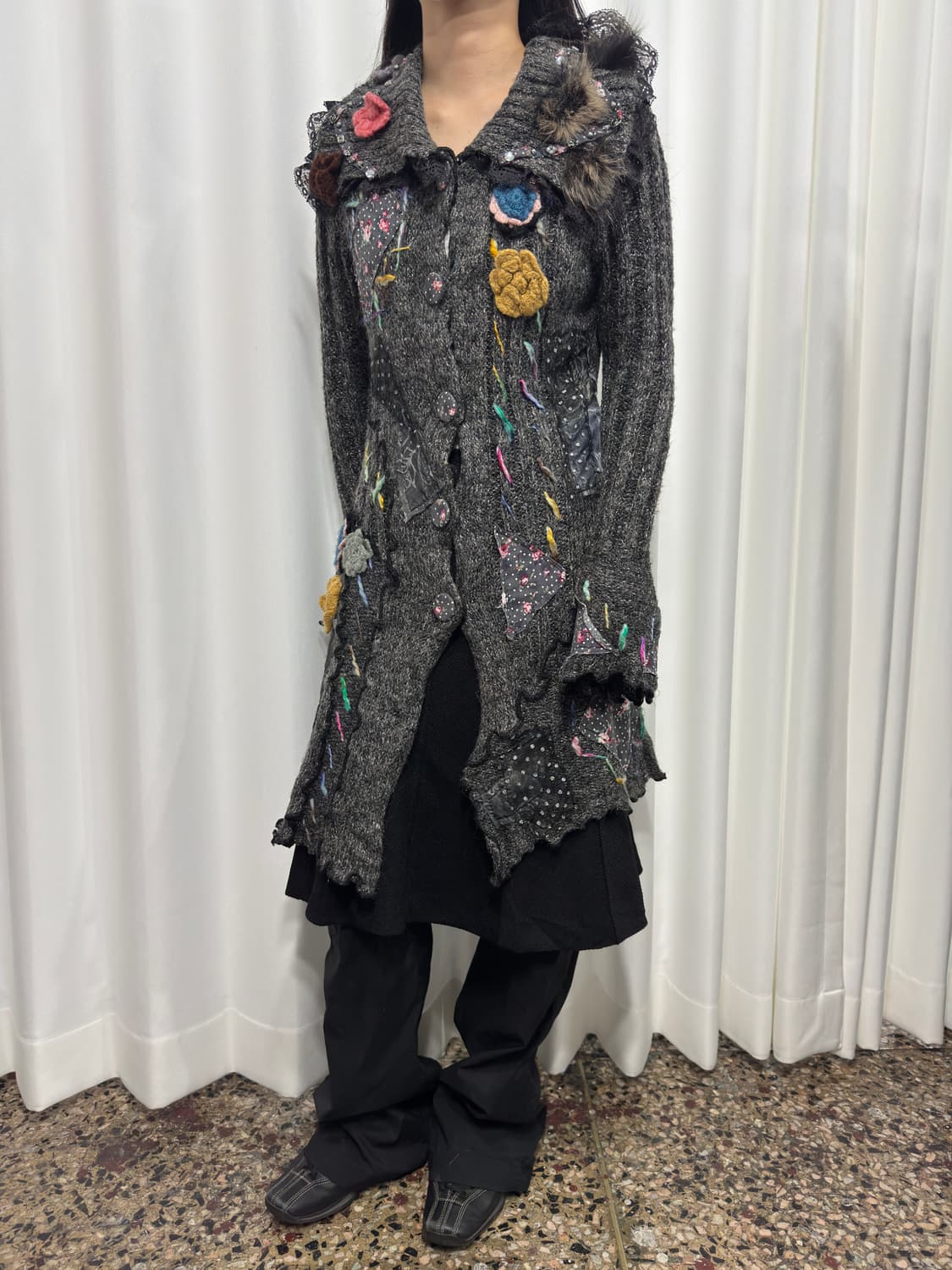 biante fairygrunge knit cardigan 상품이미지4