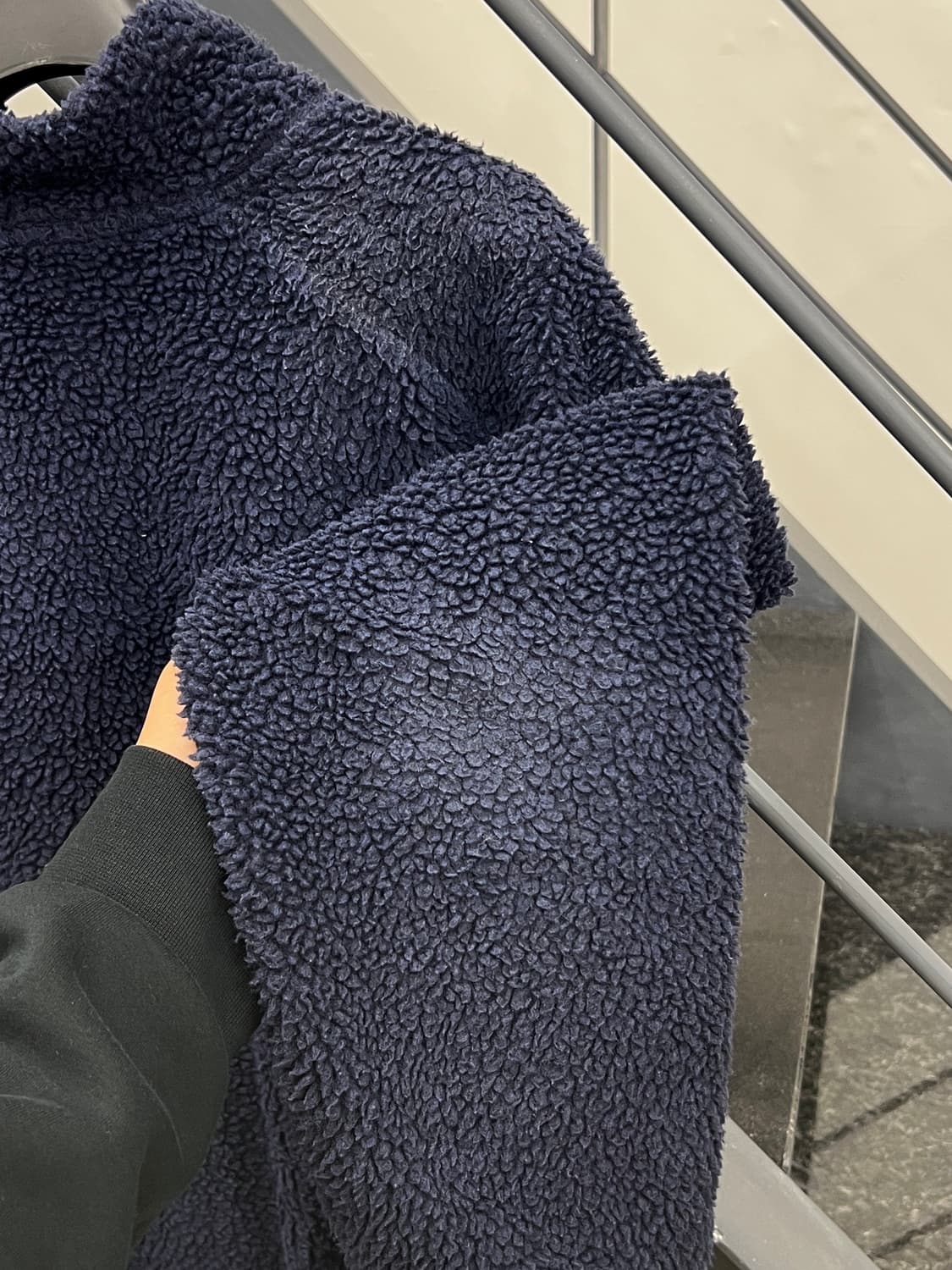 폴로 랄프로렌 네이비 쉐르파 플리스 집업 상품이미지6