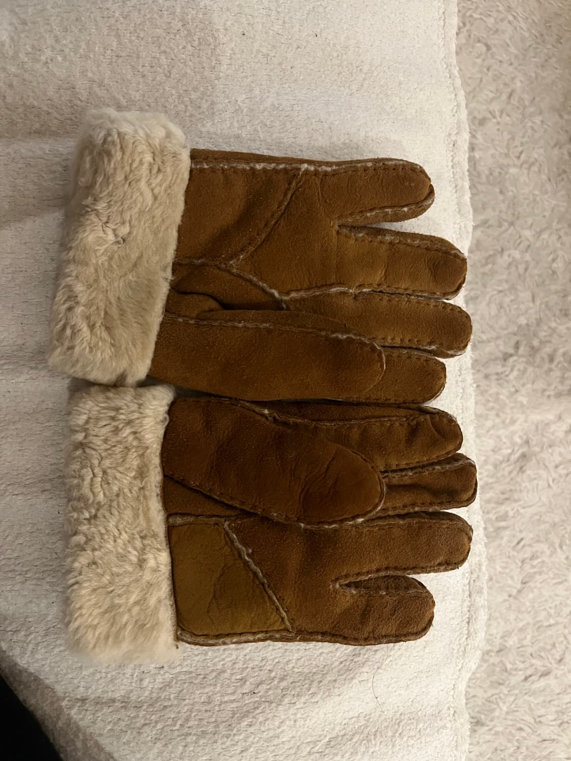 Cape Heights 스웨이드 퍼 장갑 상품이미지2