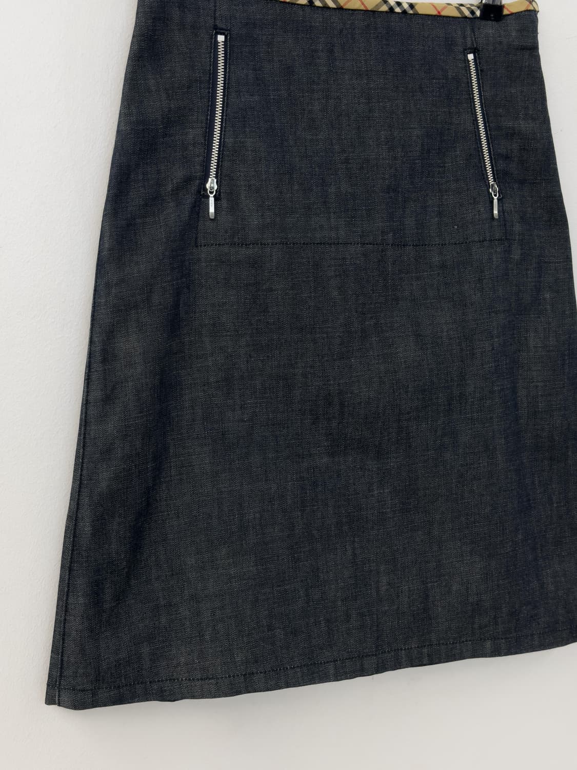 버버리 데님 스커트 상품이미지3