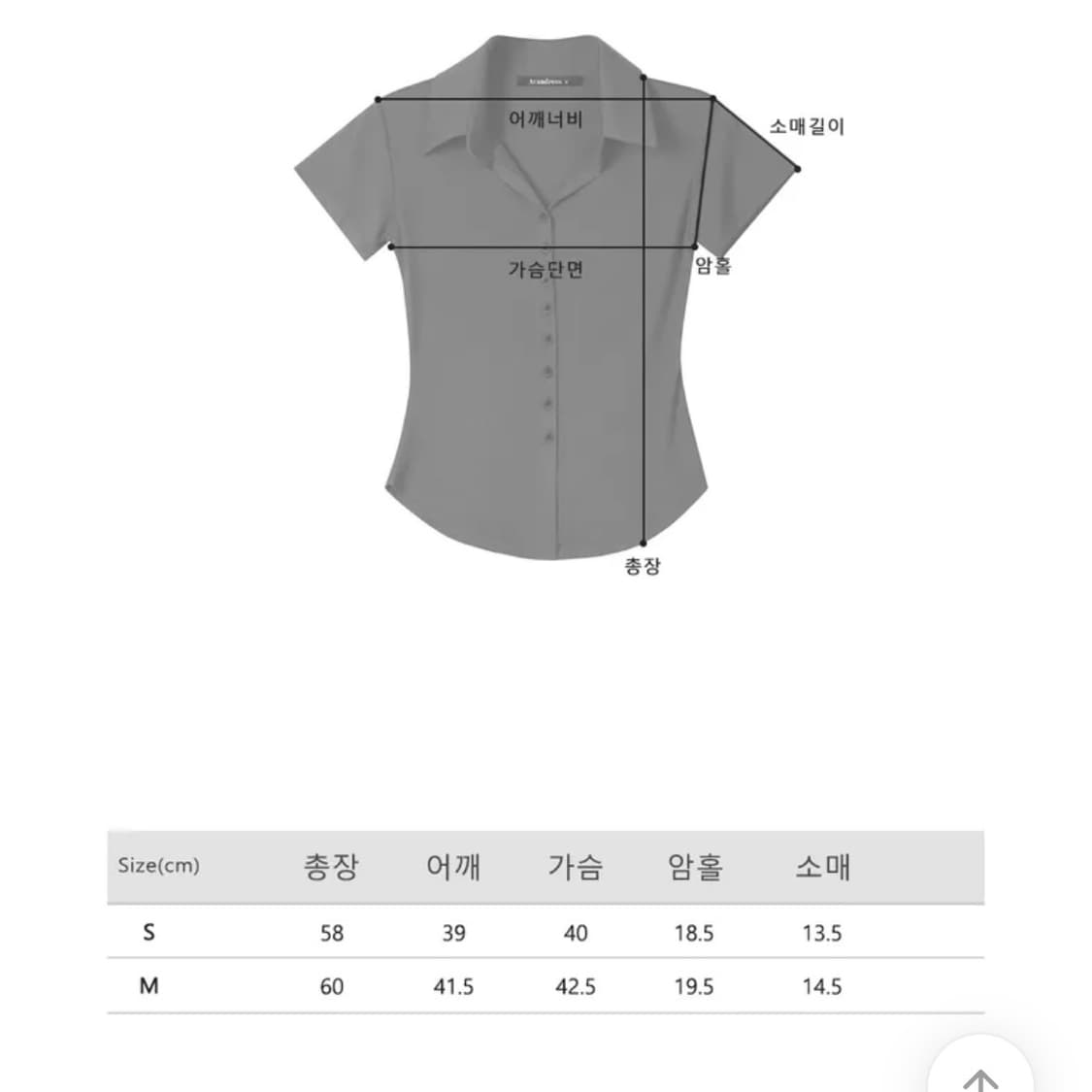 새상품 어반드레스 소피 카라 숏 슬리브 반팔티셔츠 m 상품이미지3