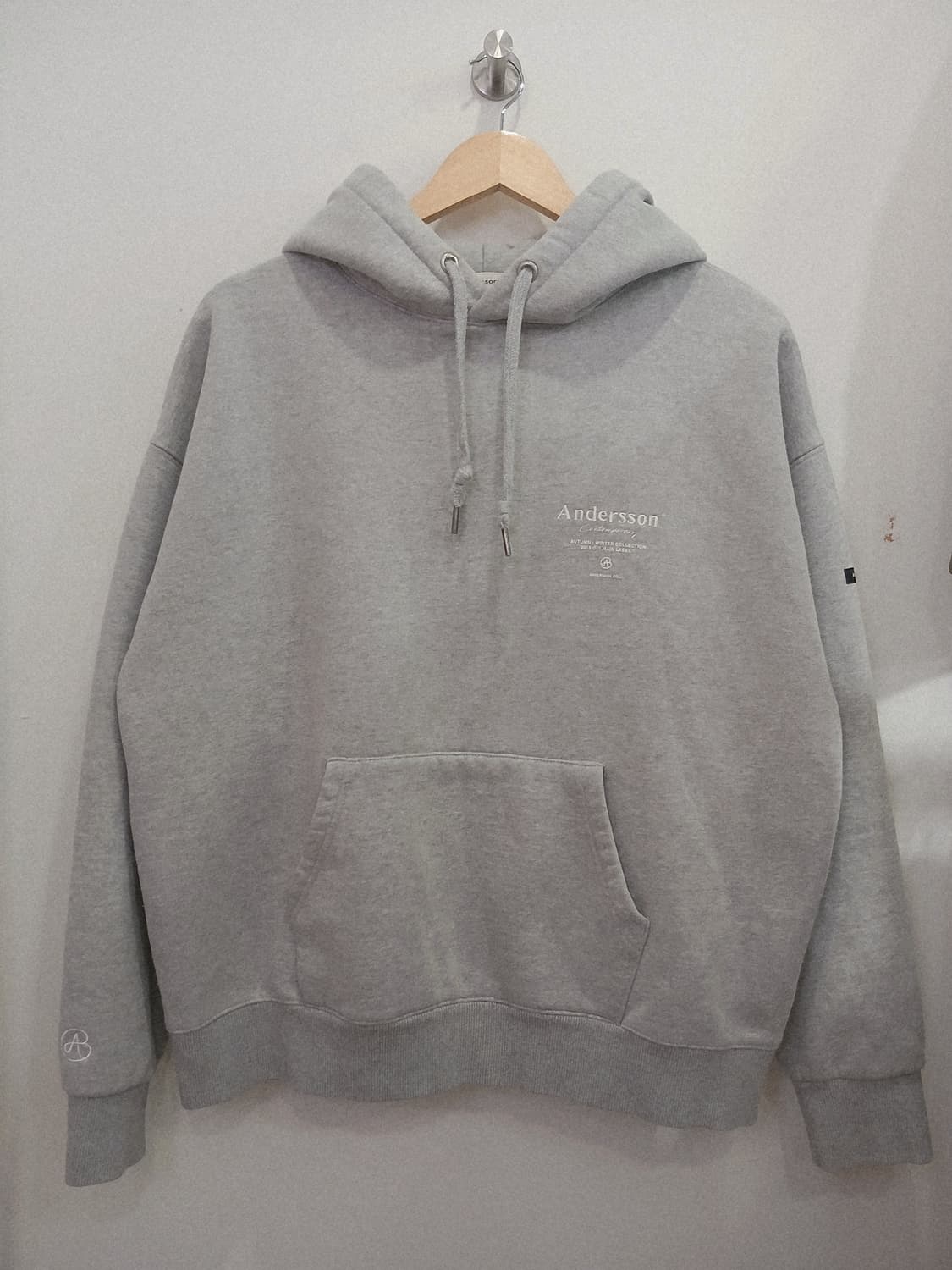 앤더슨벨 기모후드티 상품이미지1