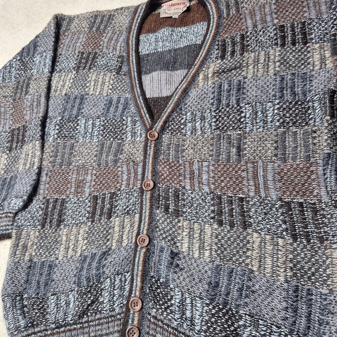 볼리비아산 알파카 가디건 상품이미지2