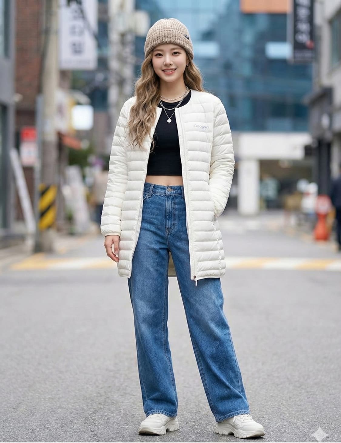 디스커버리 화이트 구스다운 경량패딩_90 상품이미지1