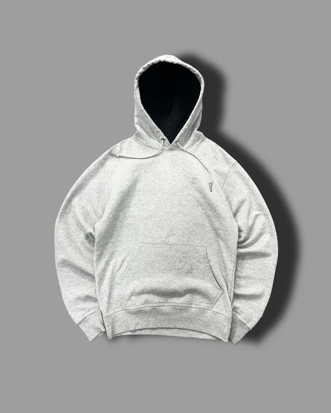 챔피온 그레이 스몰로고 후드티 L 상품이미지4