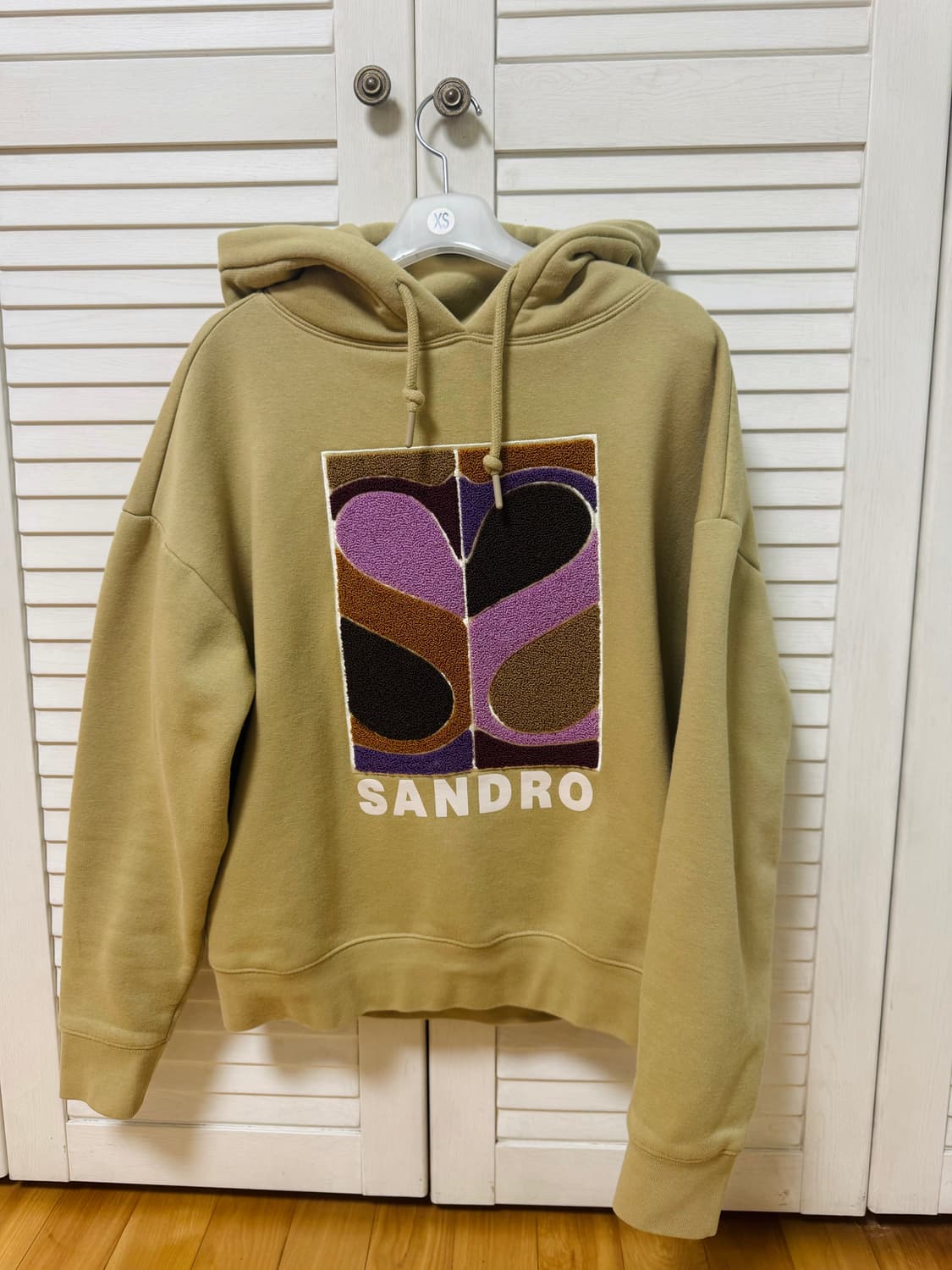 산드로 기모 후드티 상품이미지3