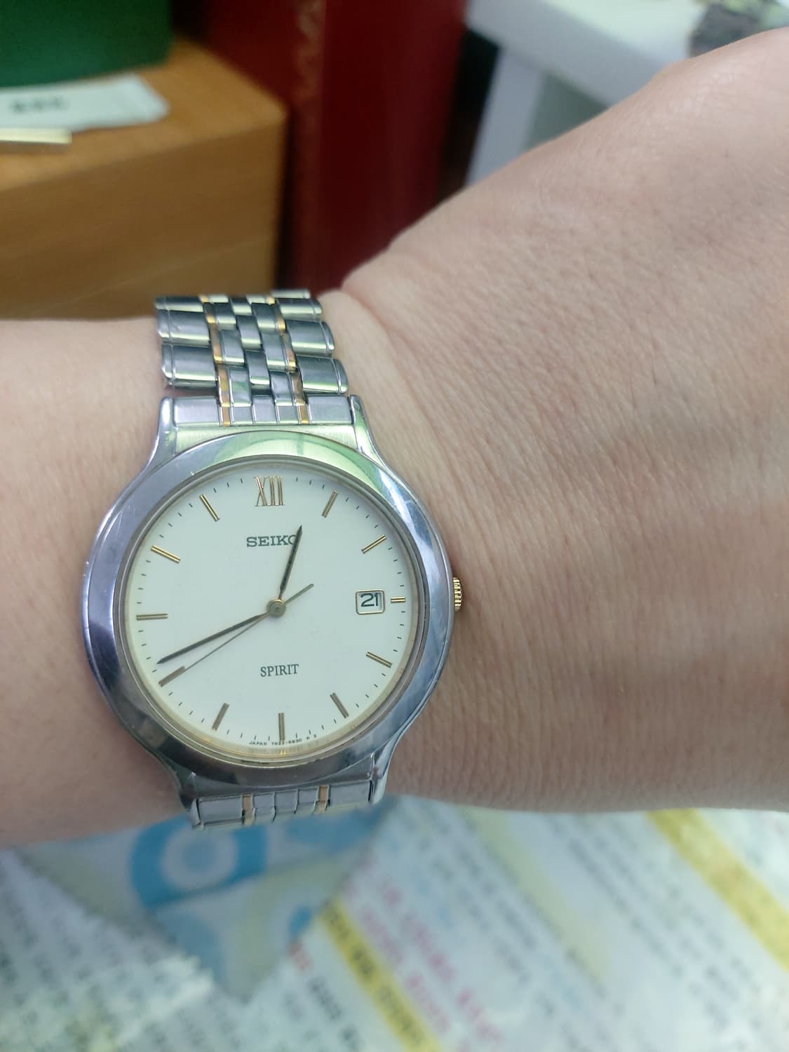 세이코 스피릿 콤비 시계 상품이미지4