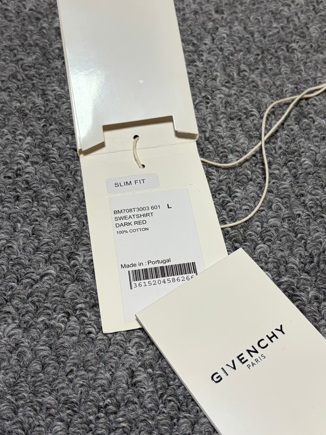 지방시 레드패널 로고 맨투맨 상품이미지4