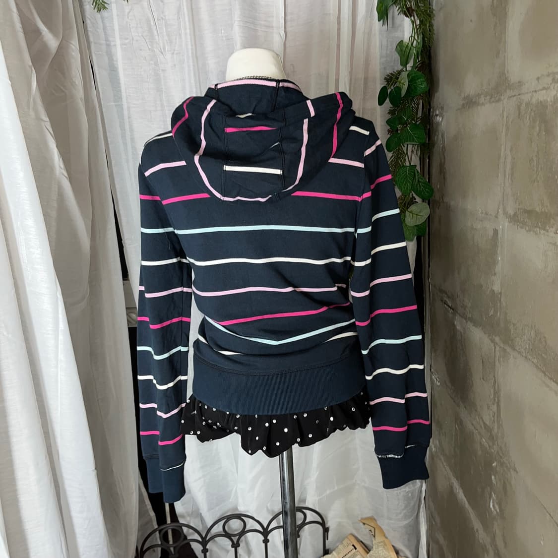 갸루 아디다스 단가라 후드집업 상품이미지3