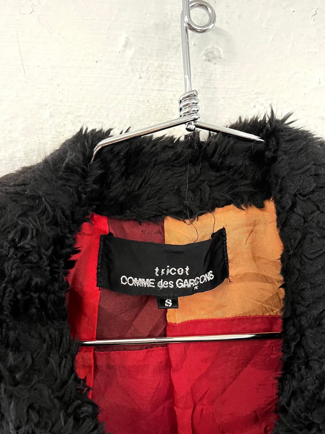 꼼데가르송 트리콧 2002AW 아카이브 퍼 봄버 자켓 상품이미지4