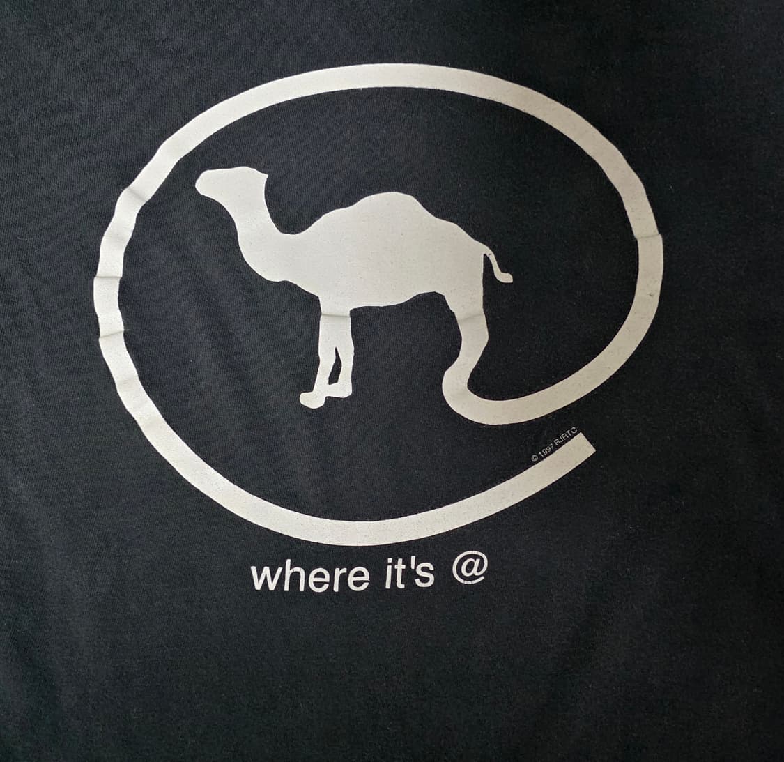 [XL] 90s 카멜 where it's @ 빈티지 티셔츠 ver 크롭 상품이미지2