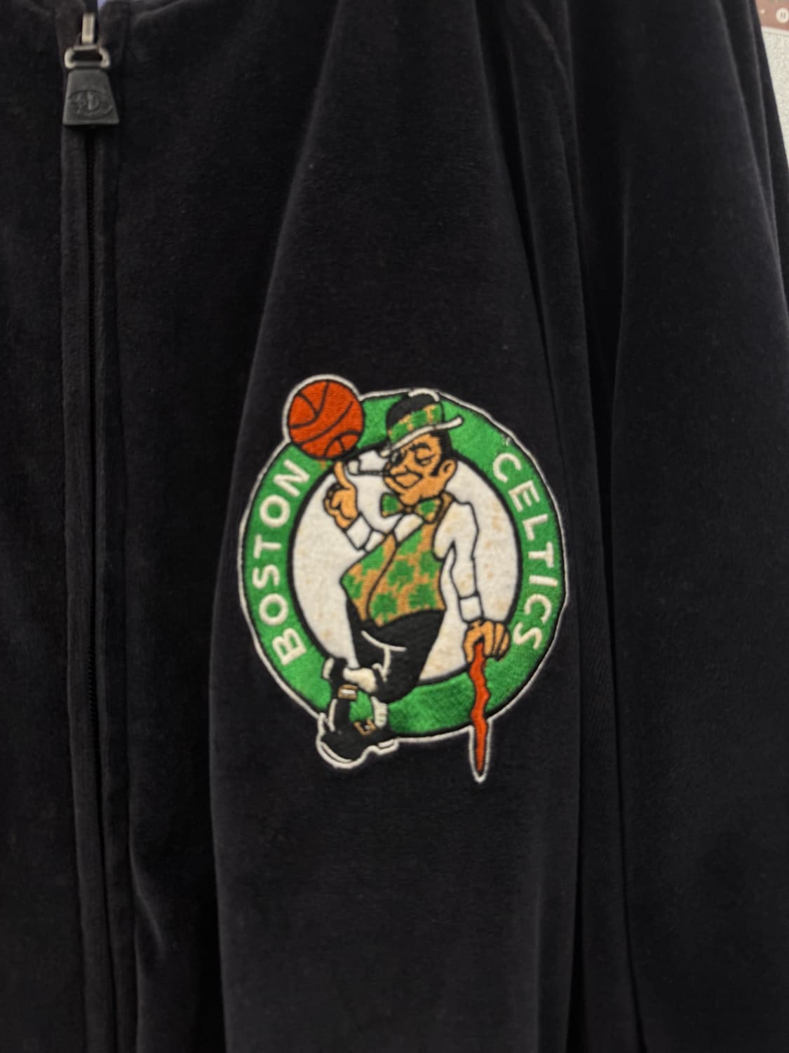 NBA 보스턴 셀틱스 로고 벨벳 트랙탑 져지 빅사이즈 XXXXL 추천 상품이미지6