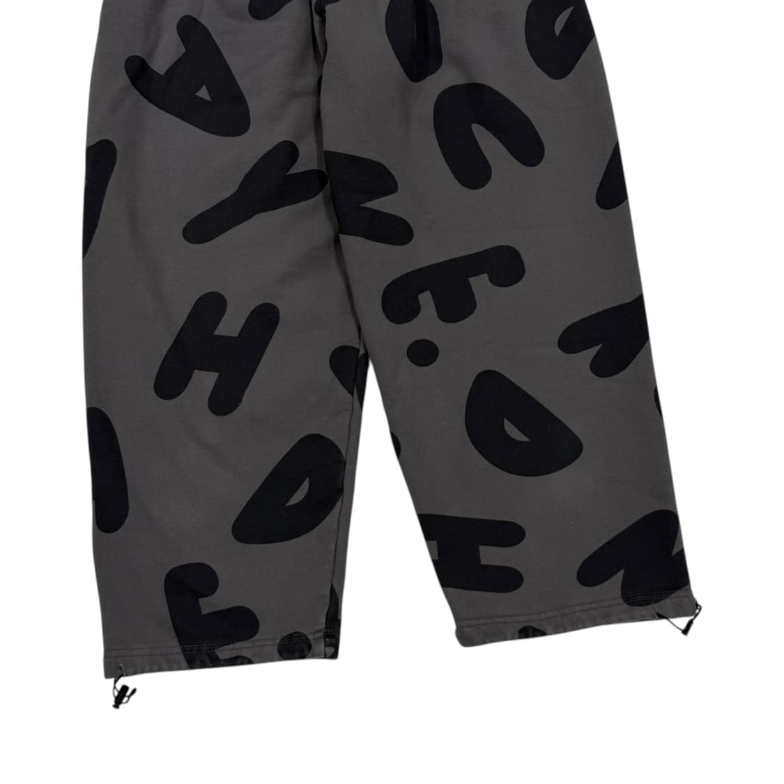 현도배 패턴 스트링 스웨트 팬츠 차콜 그레이 M 상품이미지3