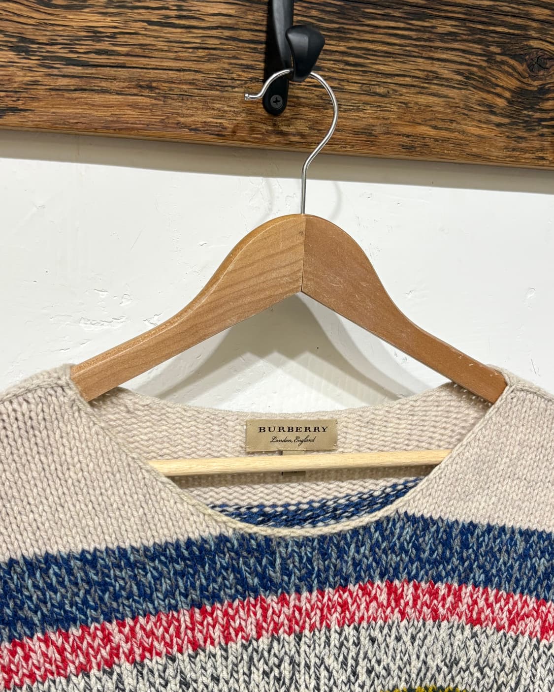 Burberry 20AW 버버리 멀티컬러 스트라이프 니트 상품이미지1