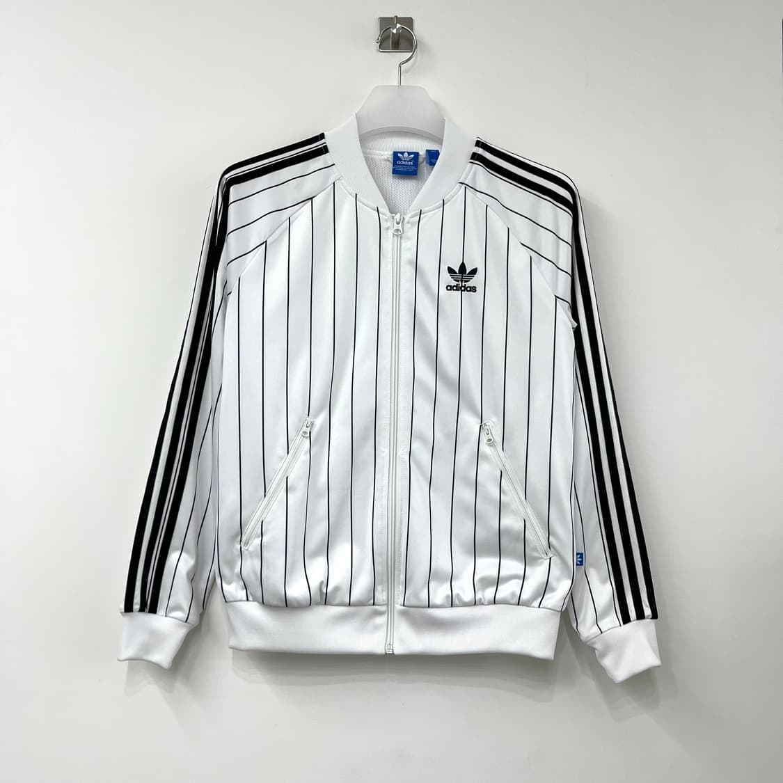 아디다스 스트라이프 화이트 트랙탑 져지 상품이미지2