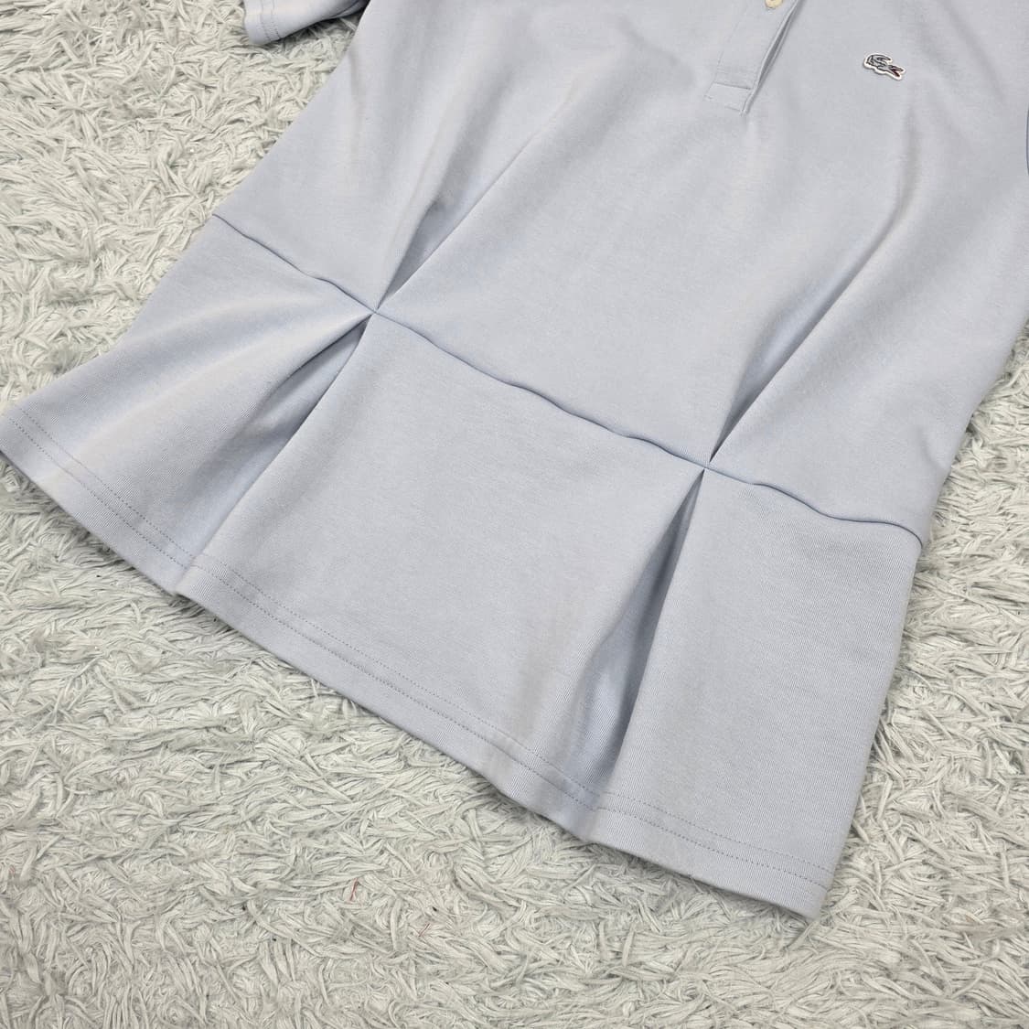 라코스테 LIVE 여성 페블럼 슬림핏 미니 피케 XS 상품이미지6