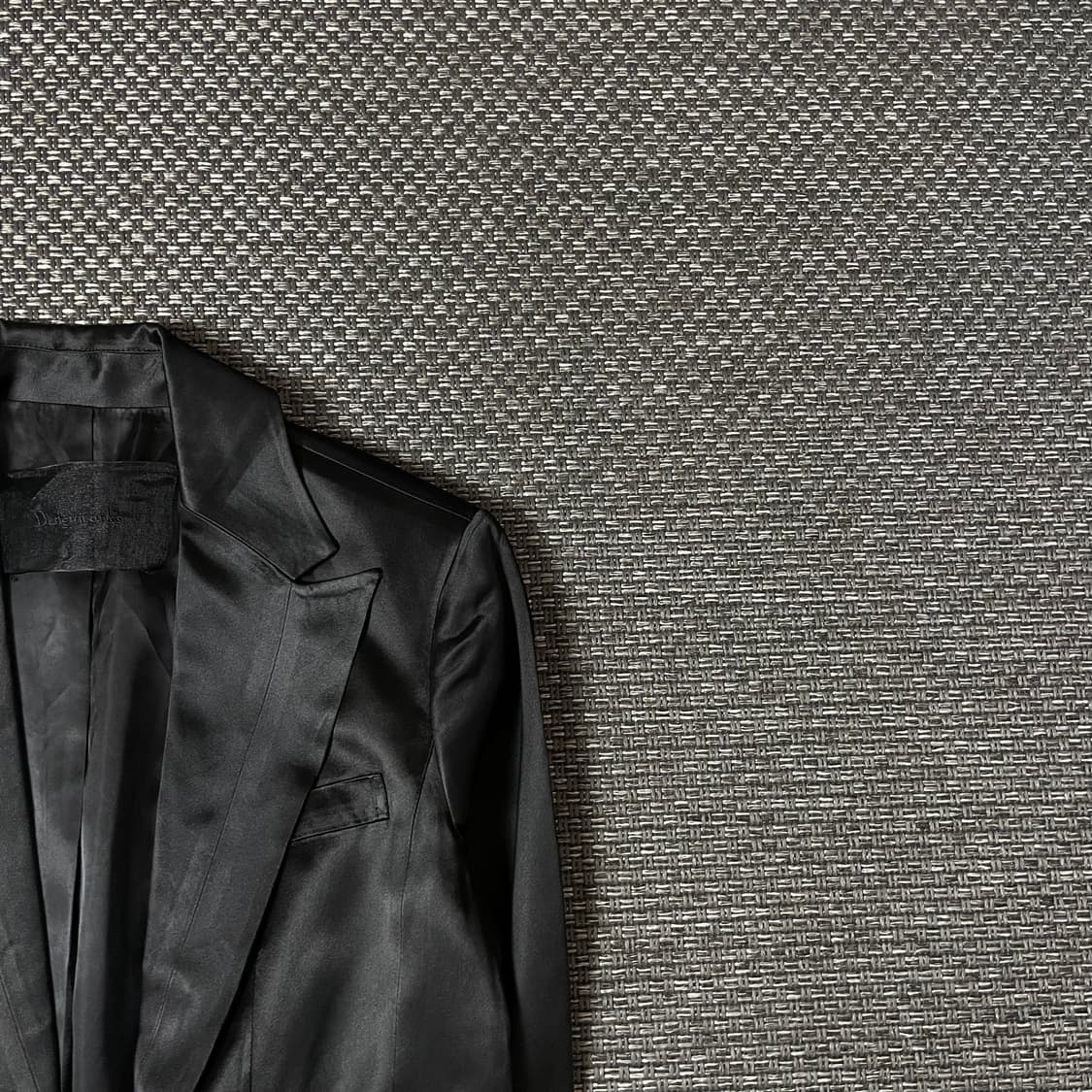 JPN 블랙 세미유광 블레이저 자켓 상품이미지3