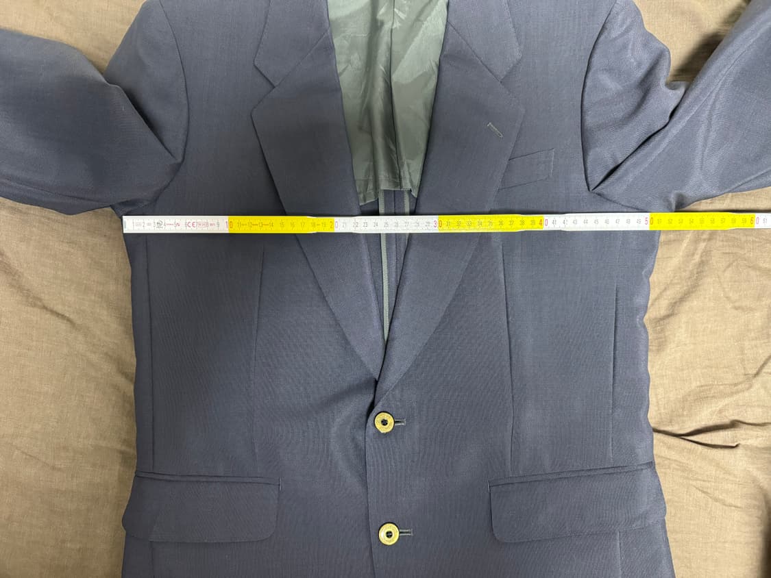 일본 빈티지 랑방 스튜디오 그레이 봄,가을 울 자켓 상품이미지10