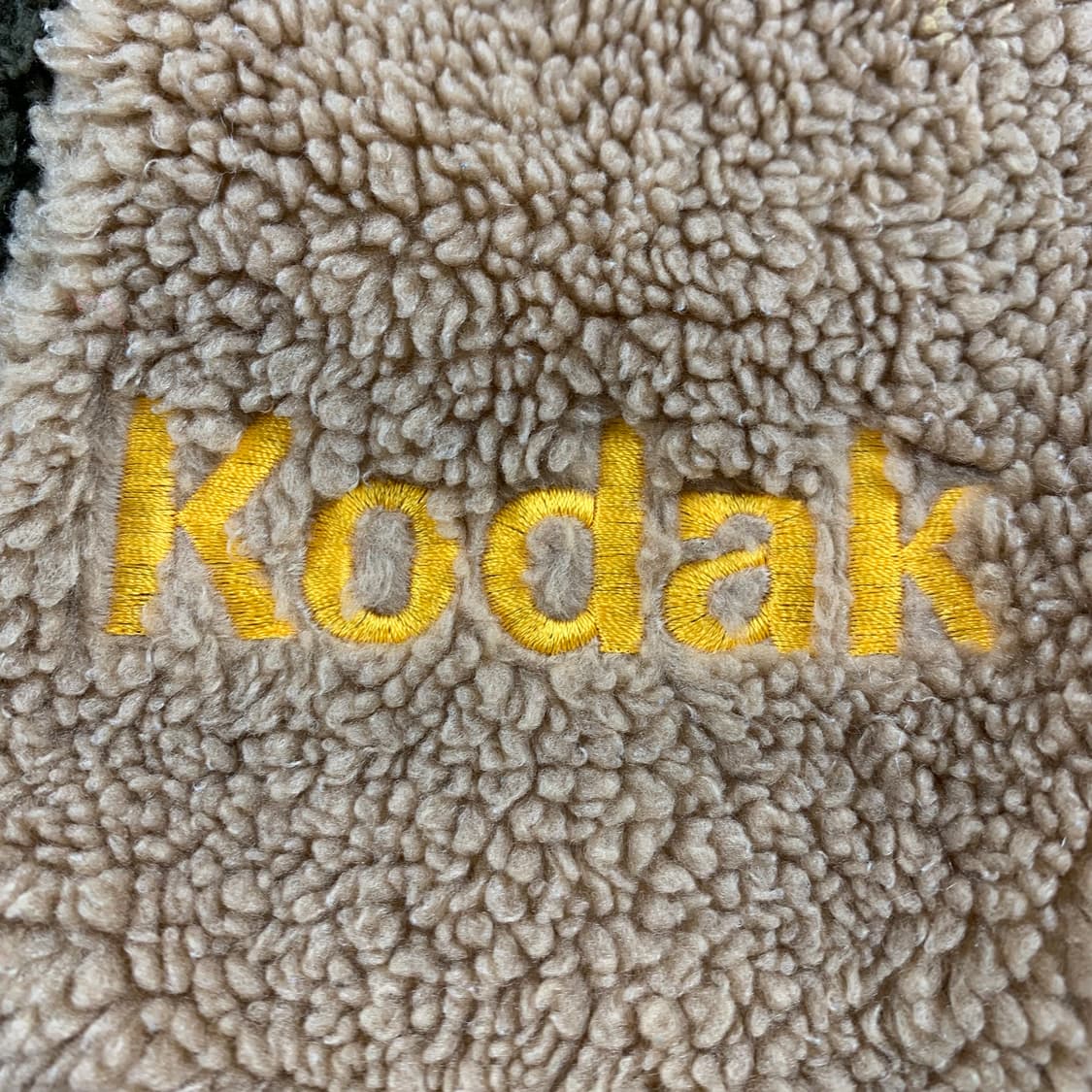 코닥 자수로고 코다크롬 컬러블록 플리스 집업 베스트 상품이미지3