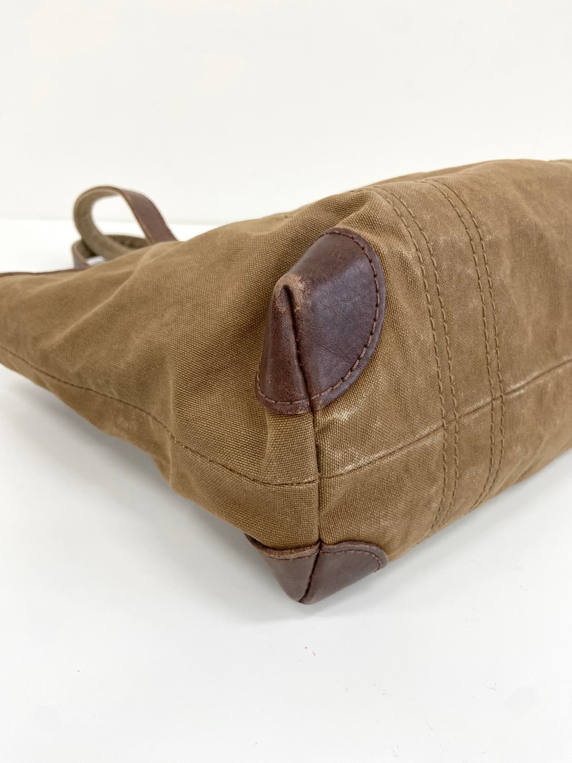 Genten 캔버스/레더 토트백 상품이미지9