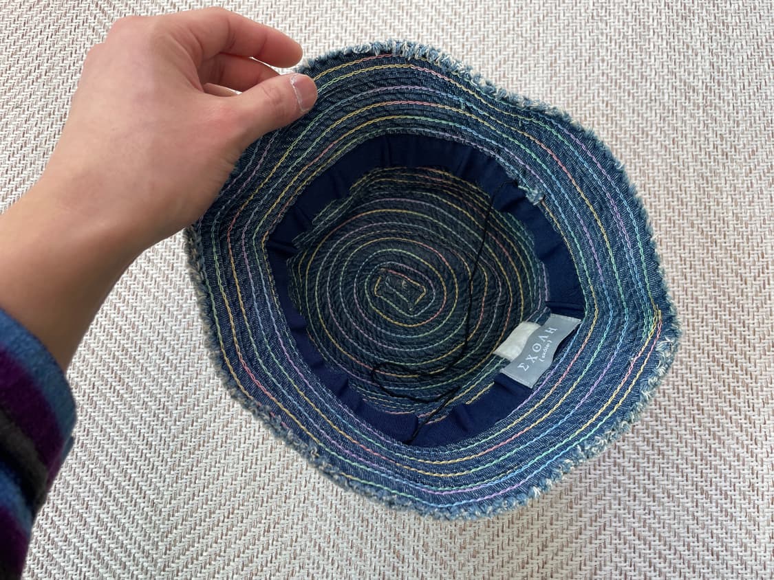 exoah 러 엣지 벙거지 데님 햇  J03752 상품이미지4