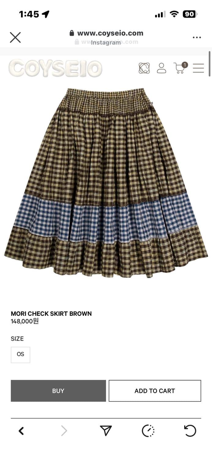 코이세이유 스커트 팔아용 급처 상품이미지1