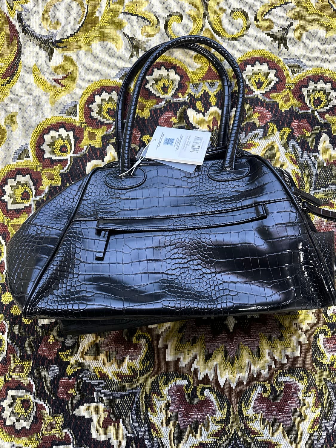 크리스틴프로젝트 투지퍼 블랙백 상품이미지2