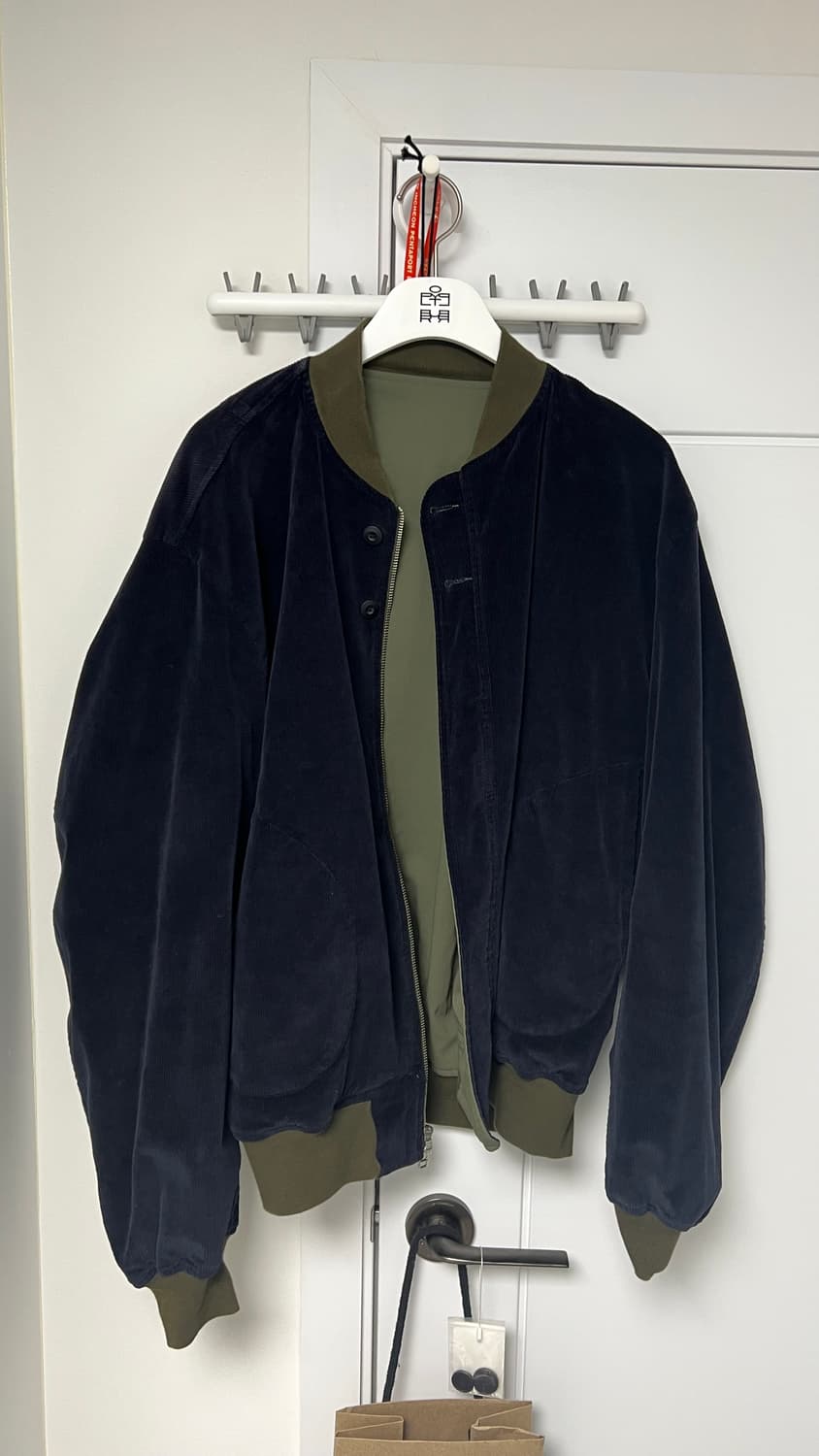 이얼즈어고 리버시블 ma-1 마원 카키/네이비 상품이미지3