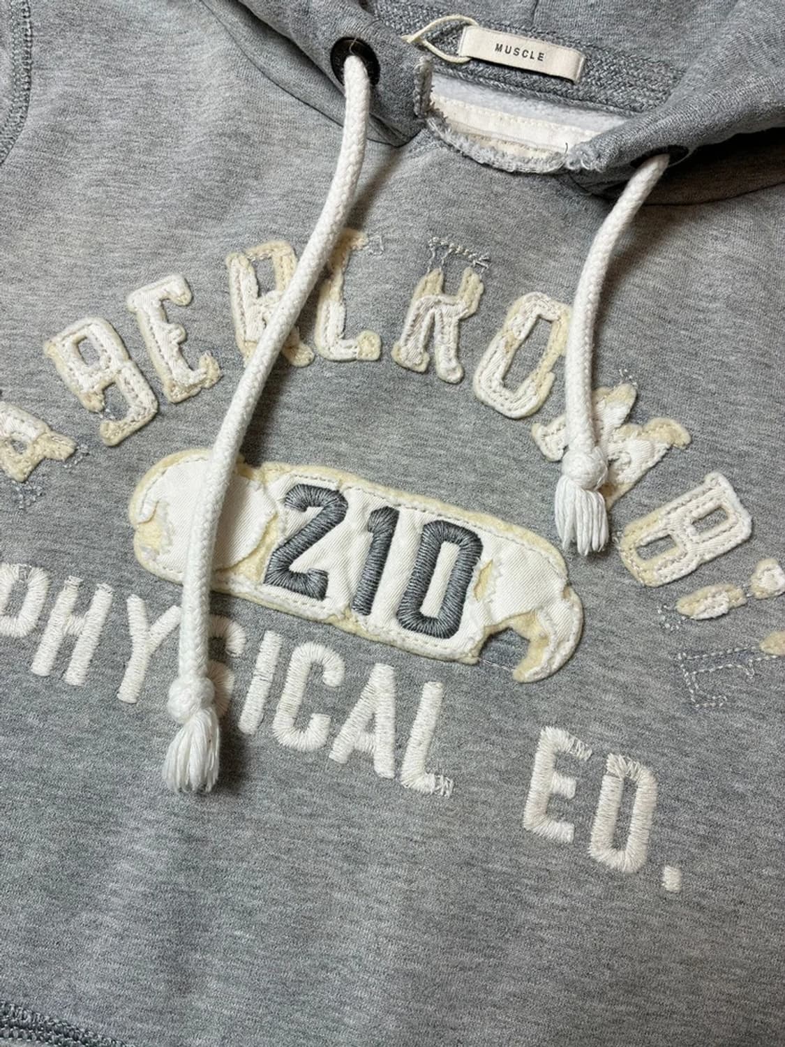 아베크롬비 00's Y2K 자수 로그 후드티 PN9358 상품이미지3