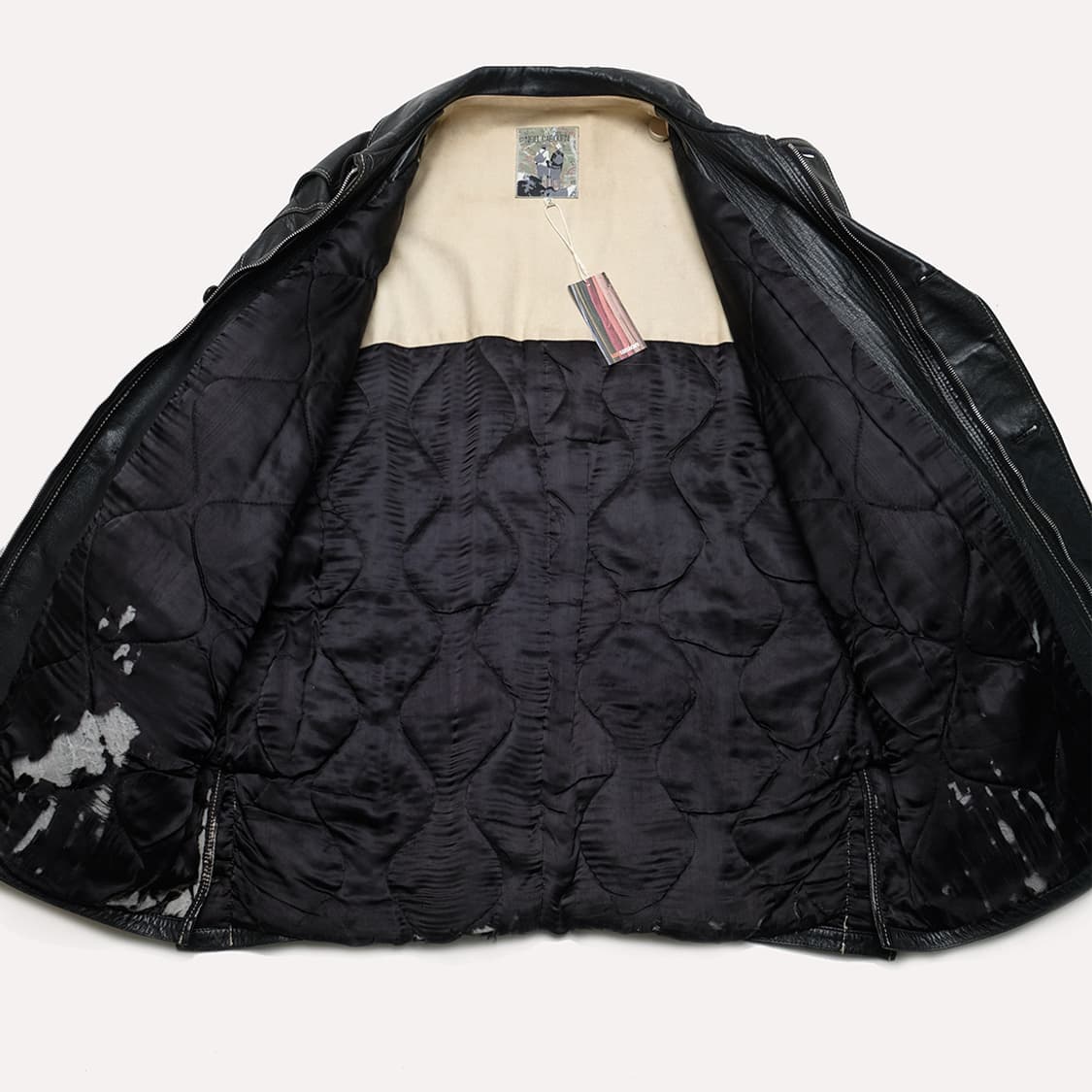 90s leather car coat 상품이미지7