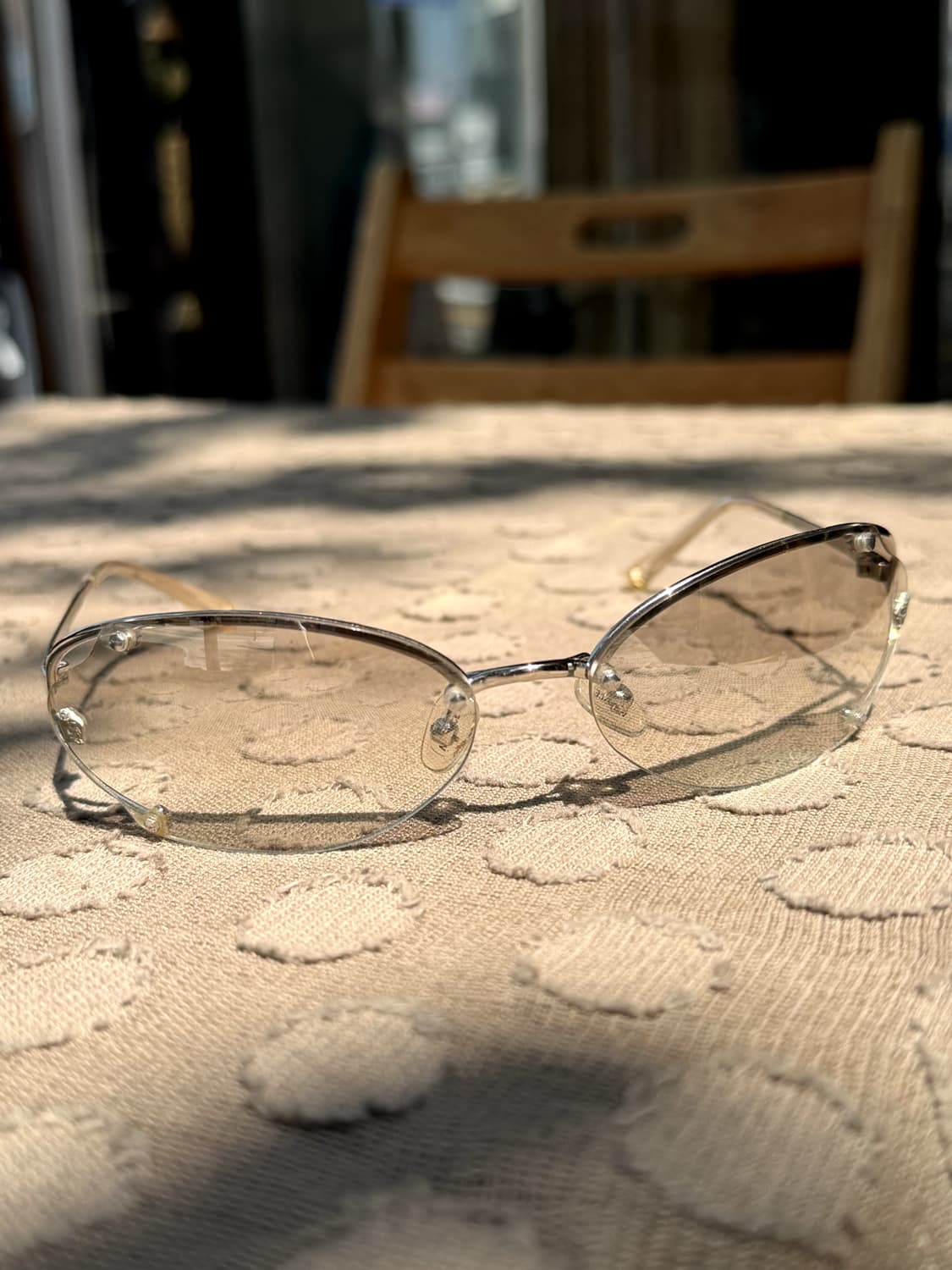 Versace N37 Silver Rimless Gackt Model 상품이미지5