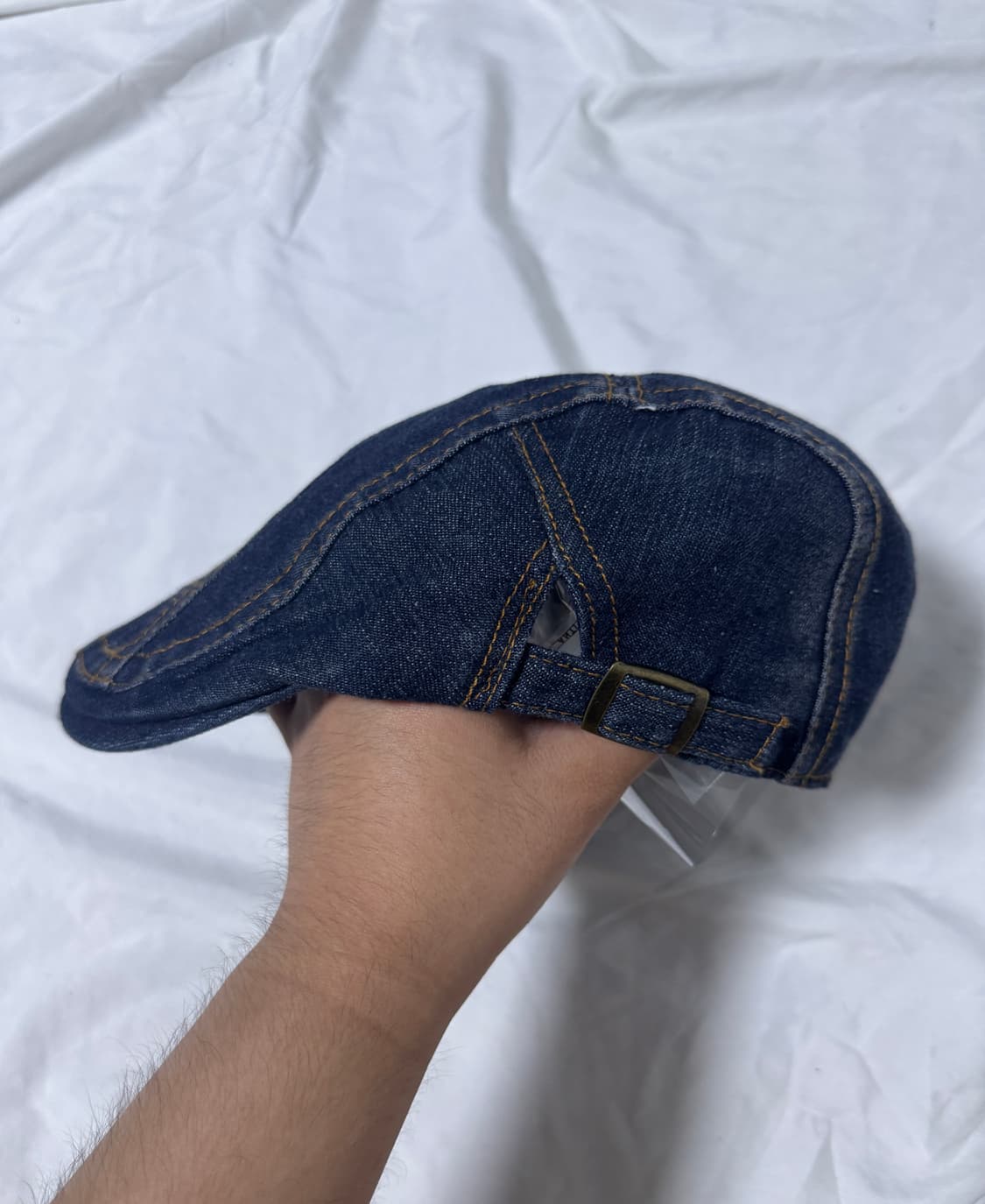빈티지 데님 헌팅캡 베레모 상품이미지3