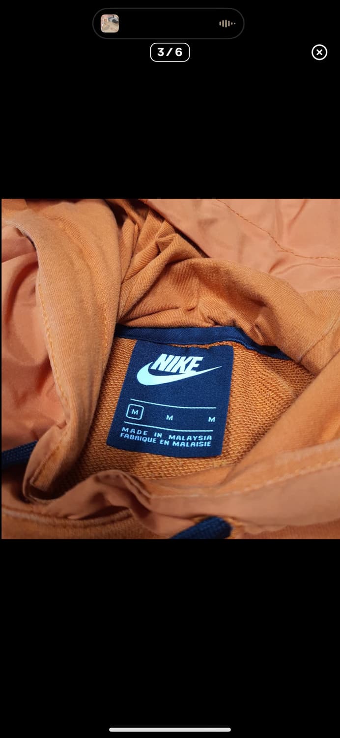  (바배) 나이키 텦입 로고 후드티 상품이미지3