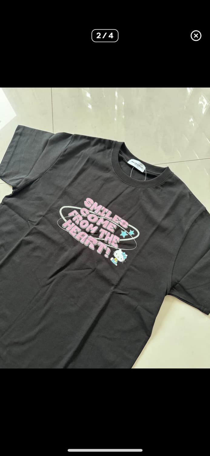 마지막재고💙 헬로키티 프론트 프린트 티셔츠 hello kitty t 상품이미지2