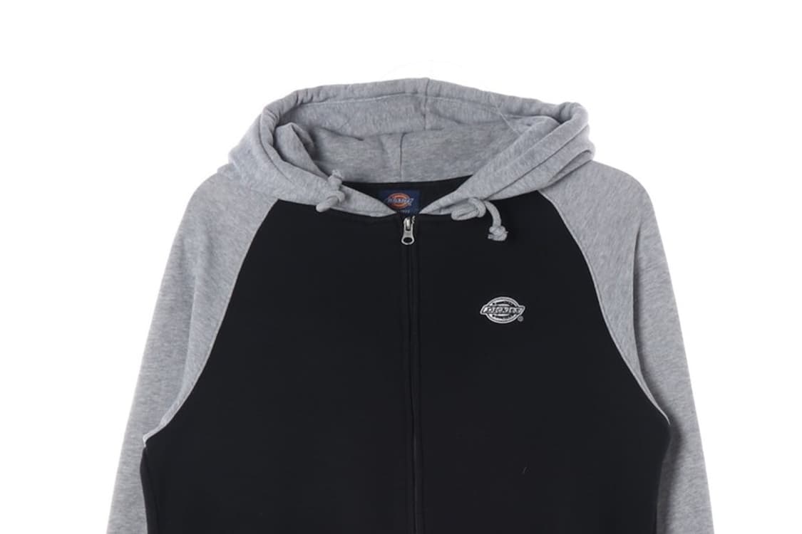 디키즈 배색 래글런 로고 후드 집업 L 상품이미지3