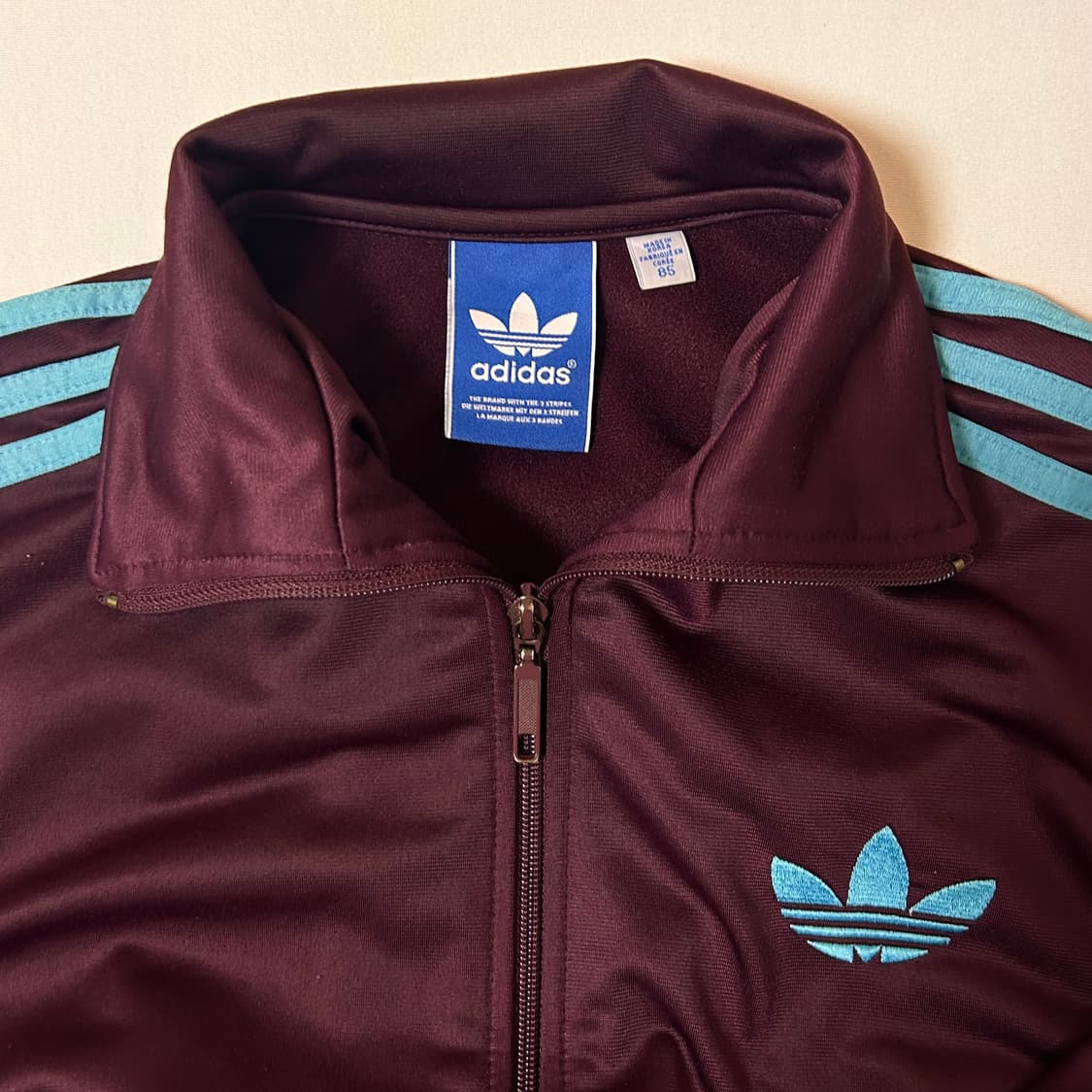 (85) 아디다스 버건디 파이어버드 져지 상품이미지3