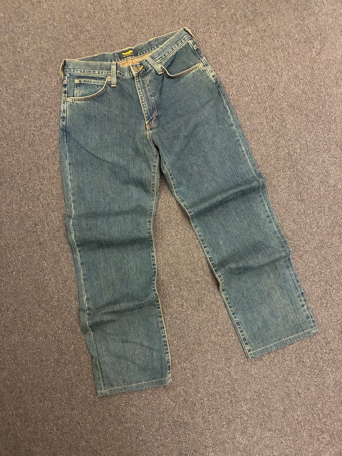 31)랭글러 빈티지 일자핏 워싱 데님팬츠 상품이미지5