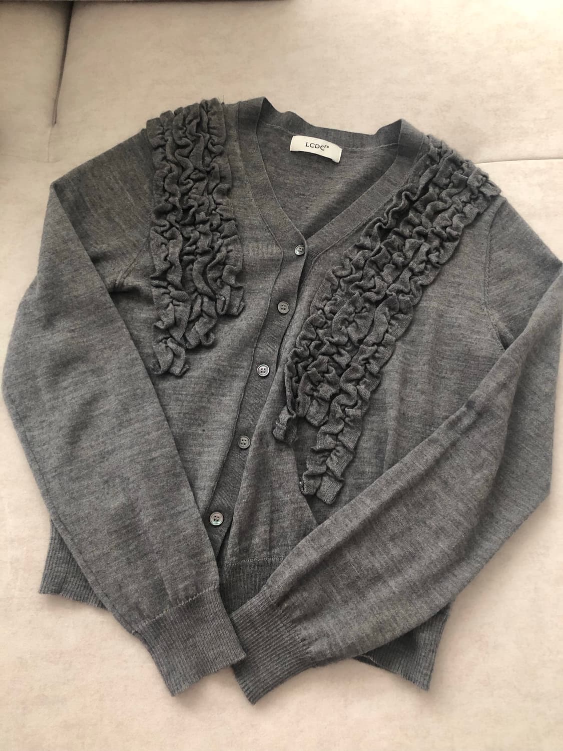 lcdc 프릴 가디건 상품이미지3