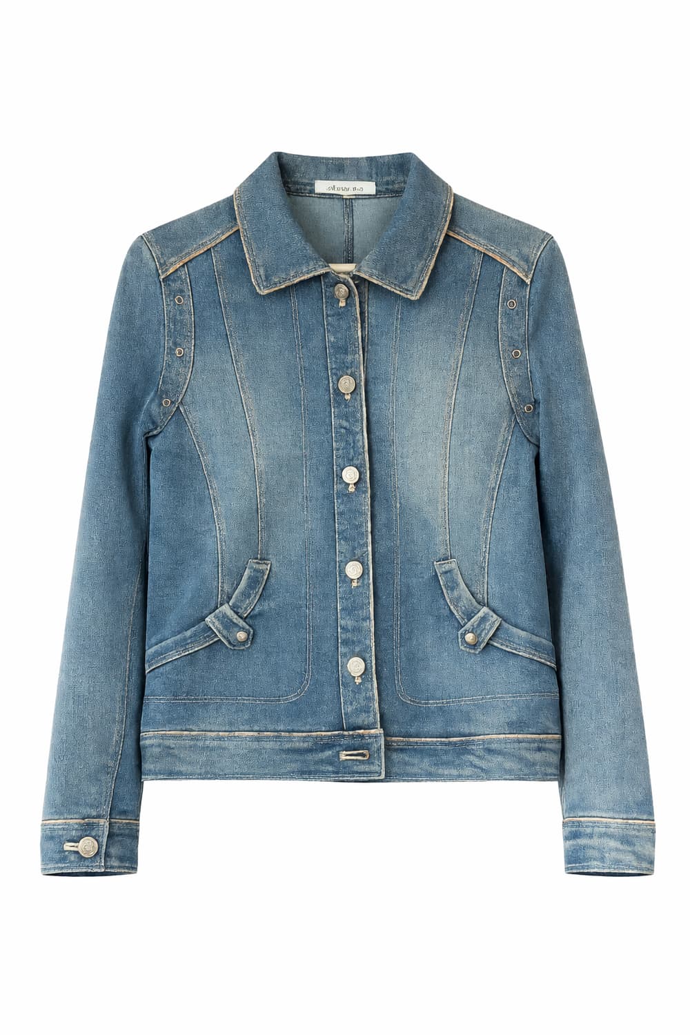 Rodeo 로데오 체크 포인트 데님 청자켓 1794 상품이미지1