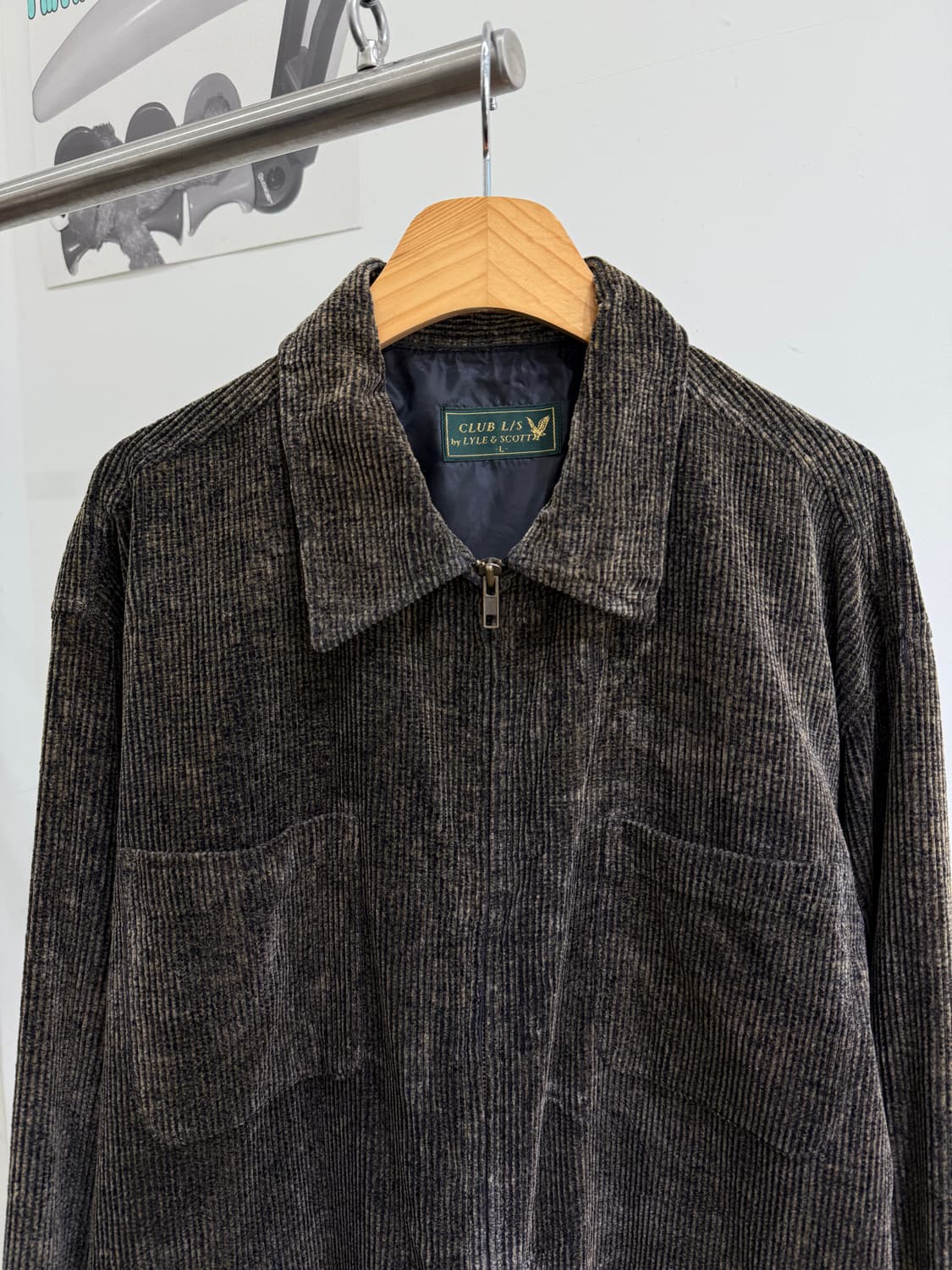 빈티지 LYLE & SCOTT 코듀로이 집업 자켓 상품이미지3