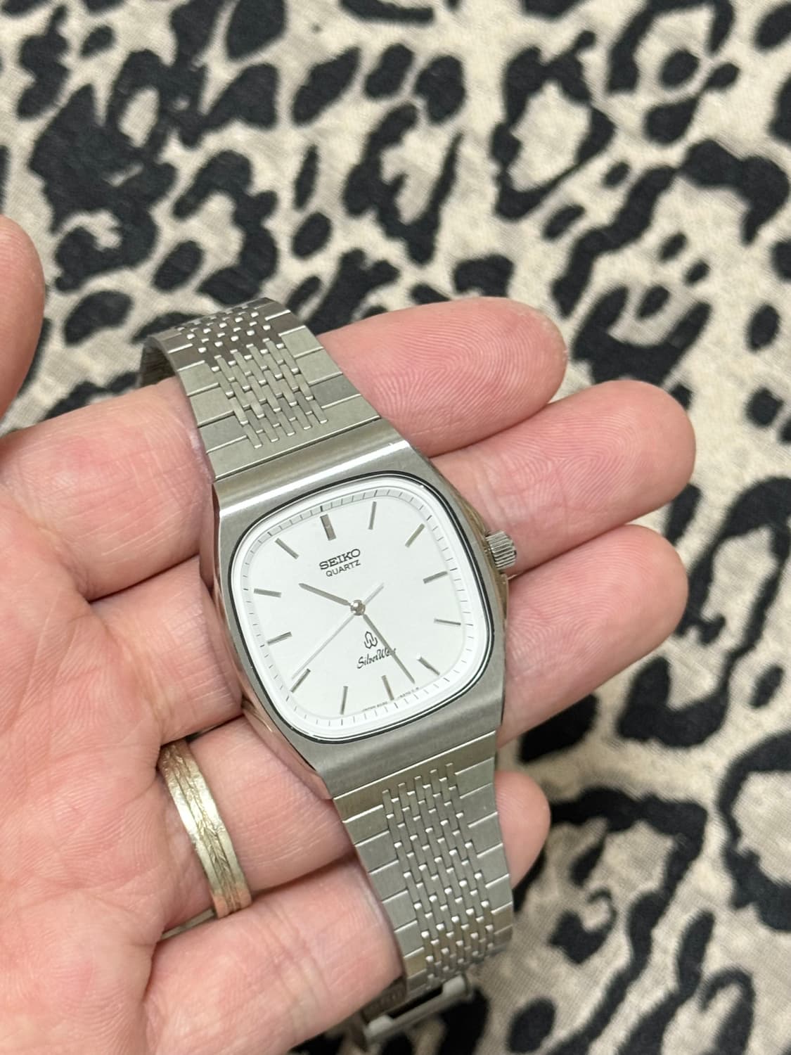 80s 빈티지 세이코 실버웨이브 쿼츠 상품이미지8