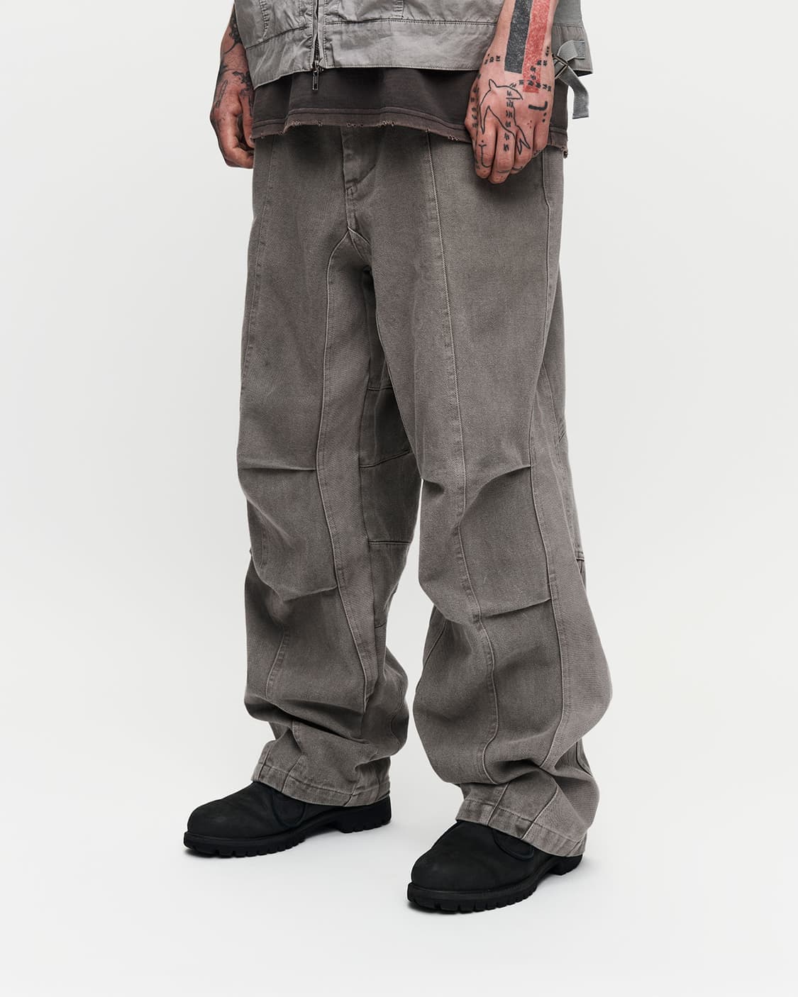 Ignota CORE:12 WASHED ZIP PANTS (SAND) M 상품이미지8