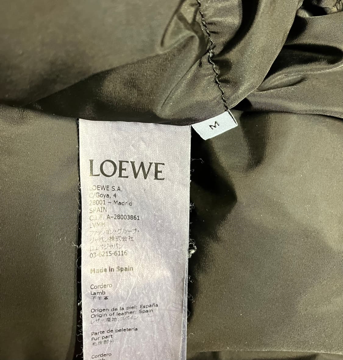 로에베 가죽 구스다운 패딩 상품이미지9