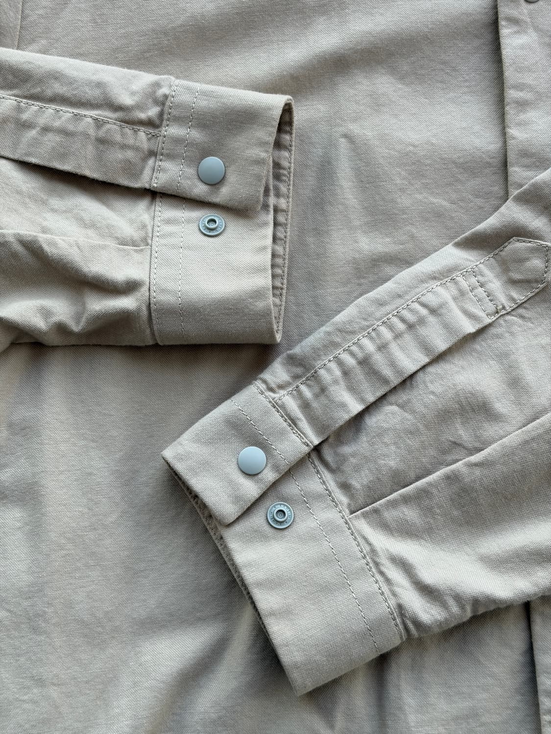 MUJI 무인양품 베이지 코튼 셔츠 자켓 L (103) 상품이미지4