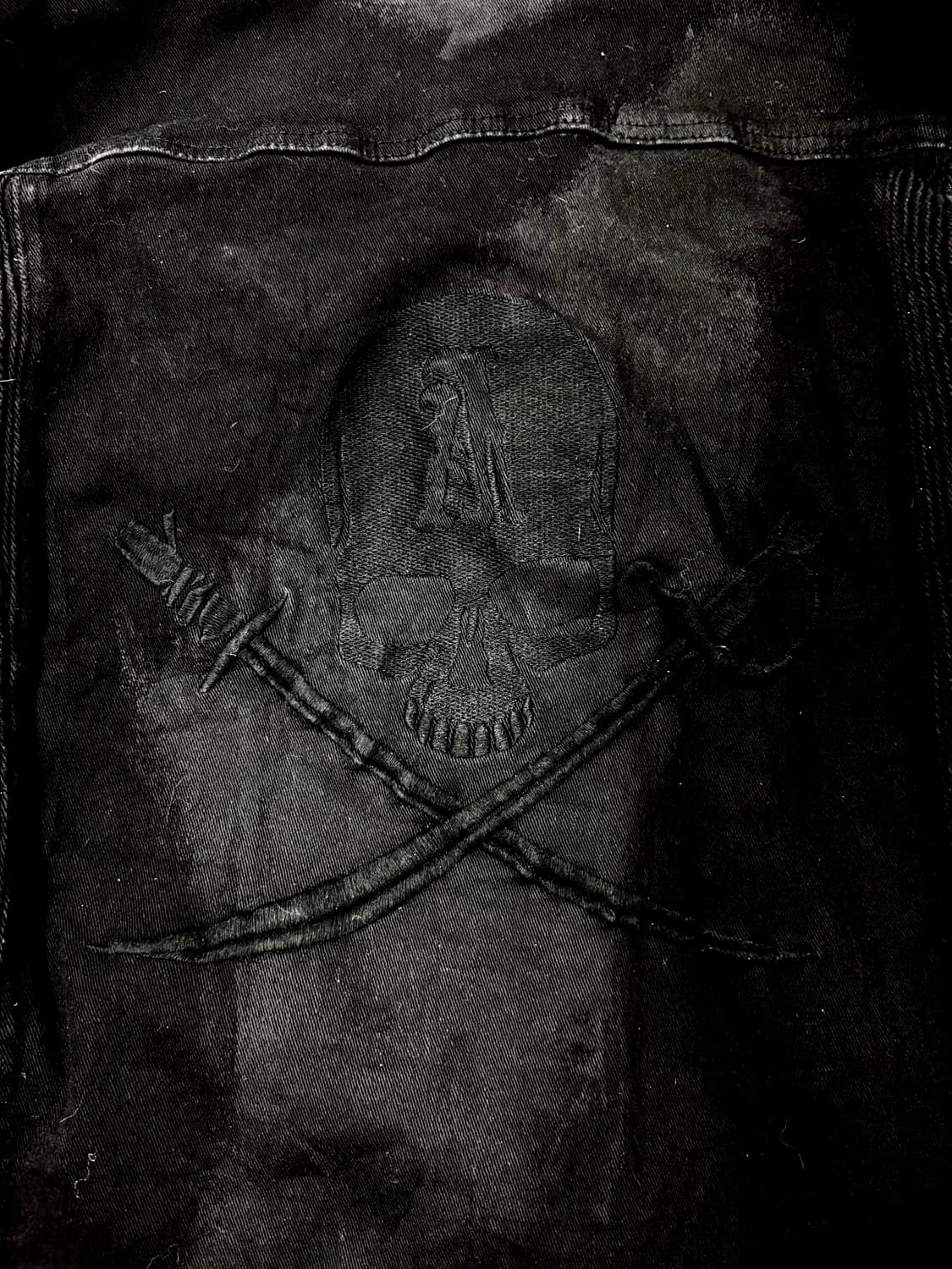 “ABORDAGE” 00’s Design Back Skull Black  상품이미지7