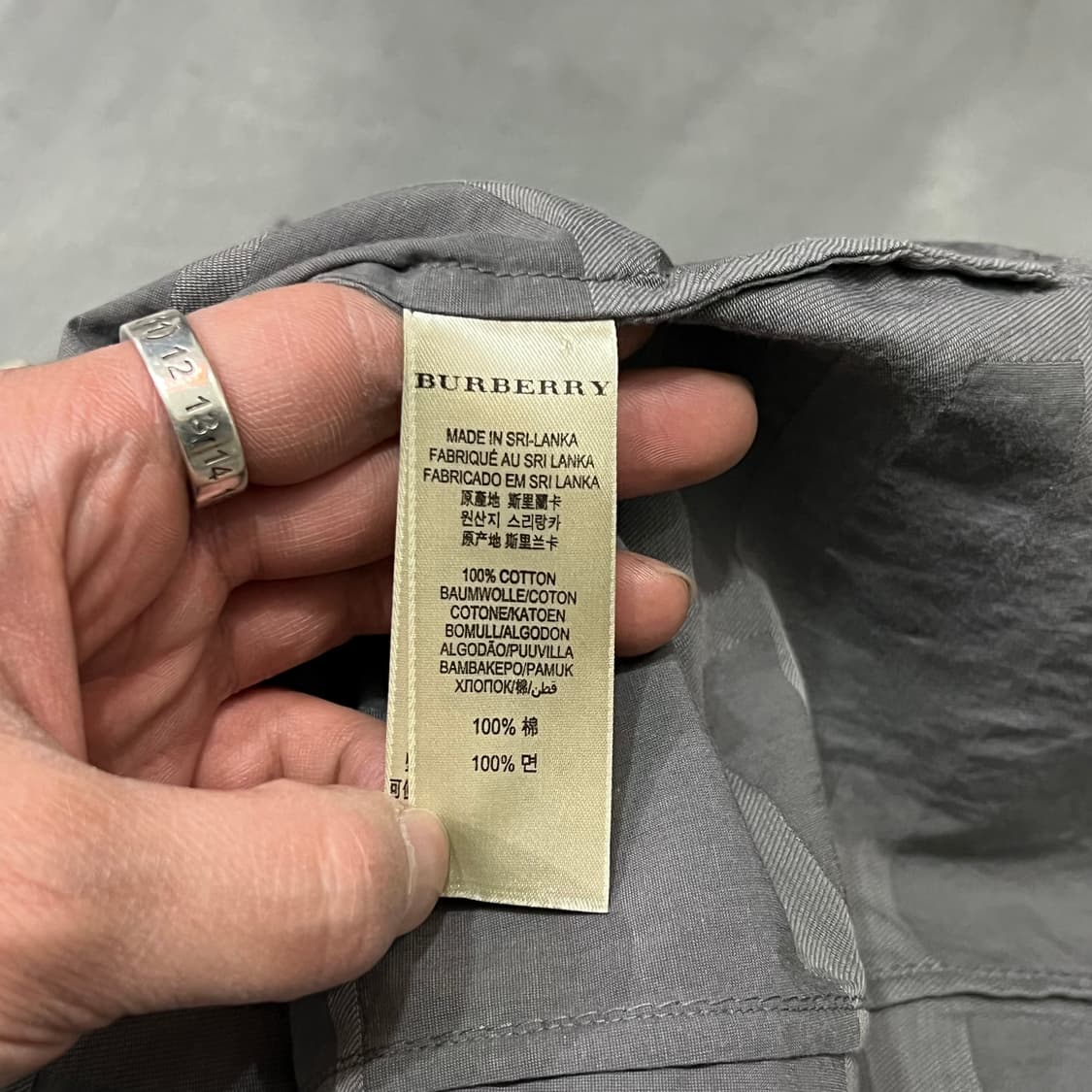  버버리 브릿 체크 셔츠 +명품감정서 y14961 상품이미지8