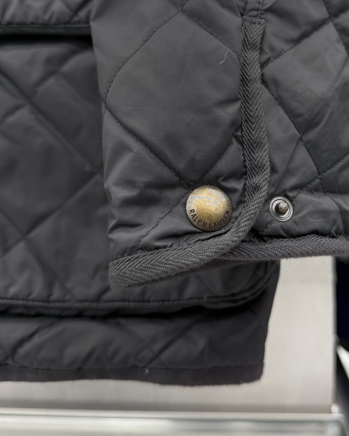 폴로랄프로렌 캠튼 퀼팅 자켓 경량 패딩 블랙 상품이미지7