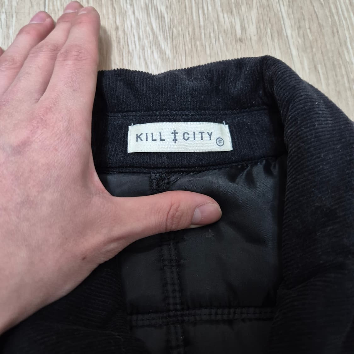 킬시티 코듀로이 카라 경량패딩 퀼팅점퍼 상품이미지4